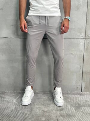 Muške Pantalone Svetlo Siva