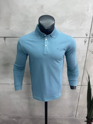 Polo Majica Dugi Rukav Plava