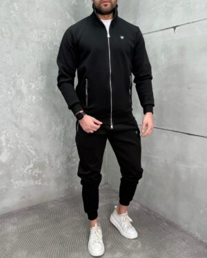 Komplet Trenerka sa zipom TZ1000 crna