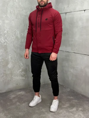 Komplet Trenerka R Star Vertical Bordo